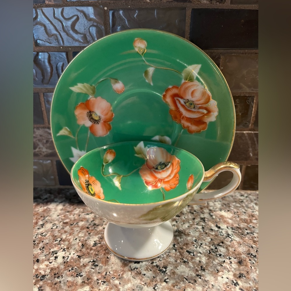 Elephant 🐘 Mark Occupied 🇯🇵 Japan Cup and Saucer